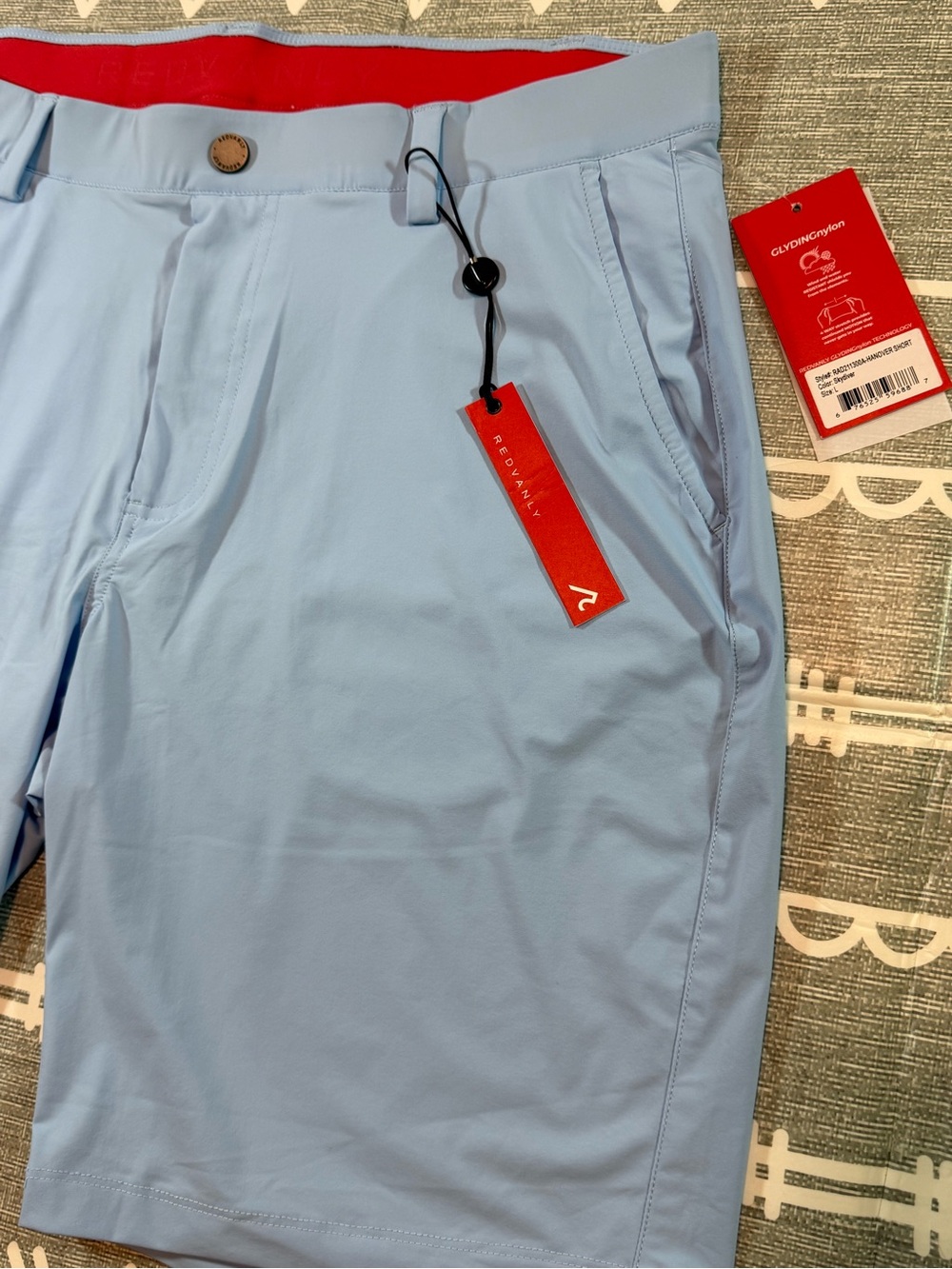 Redvanly Hanover Pull-On Shorts in Skydiver Blue - Picture 4 of 11